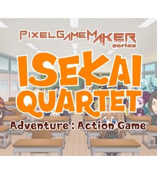 Pixel Game Maker Series ISEKAI QUARTET Adventure Action Game Steam Key GLOBAL